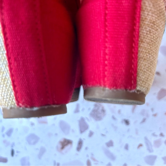 Chinese Trade Ankle Strap Embroidered Round Toe Platform Wedge Shoes Size 7.5 - Picture 12 of 13